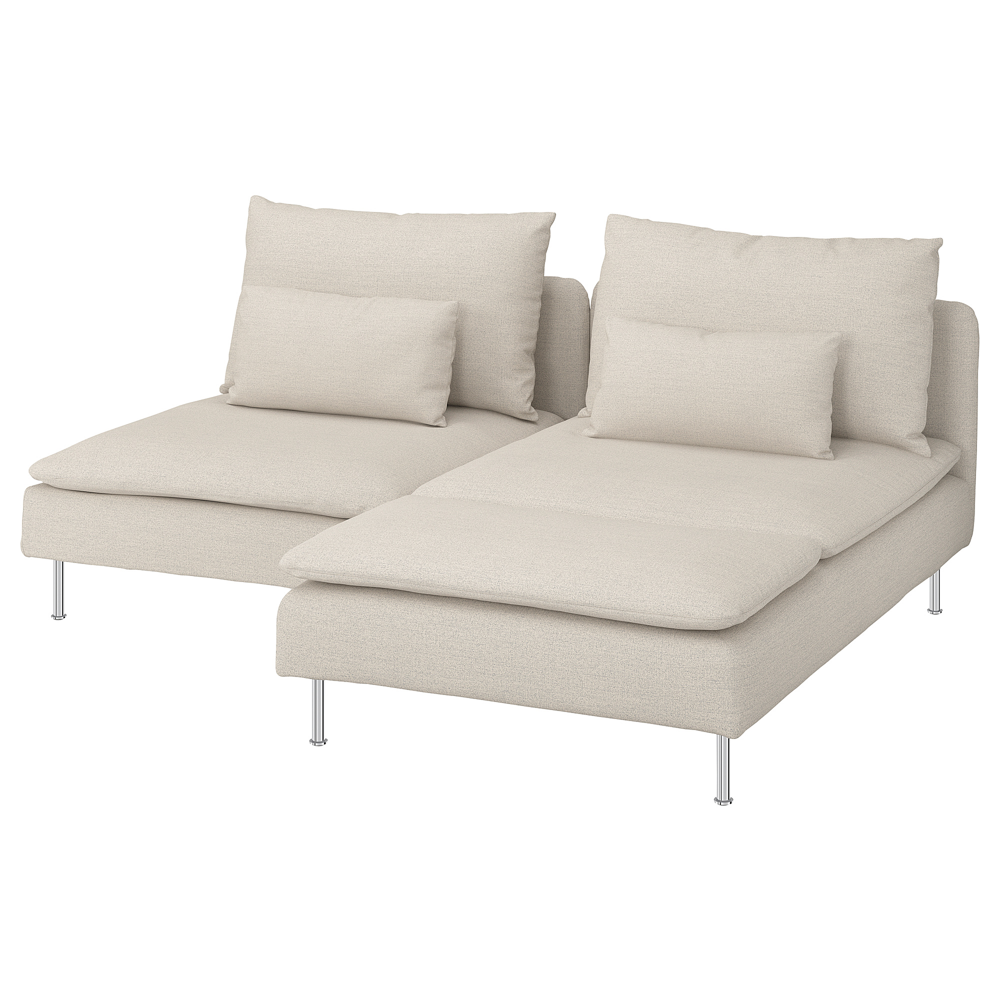 SÖDERHAMN 2-seat sofa with chaise longue
