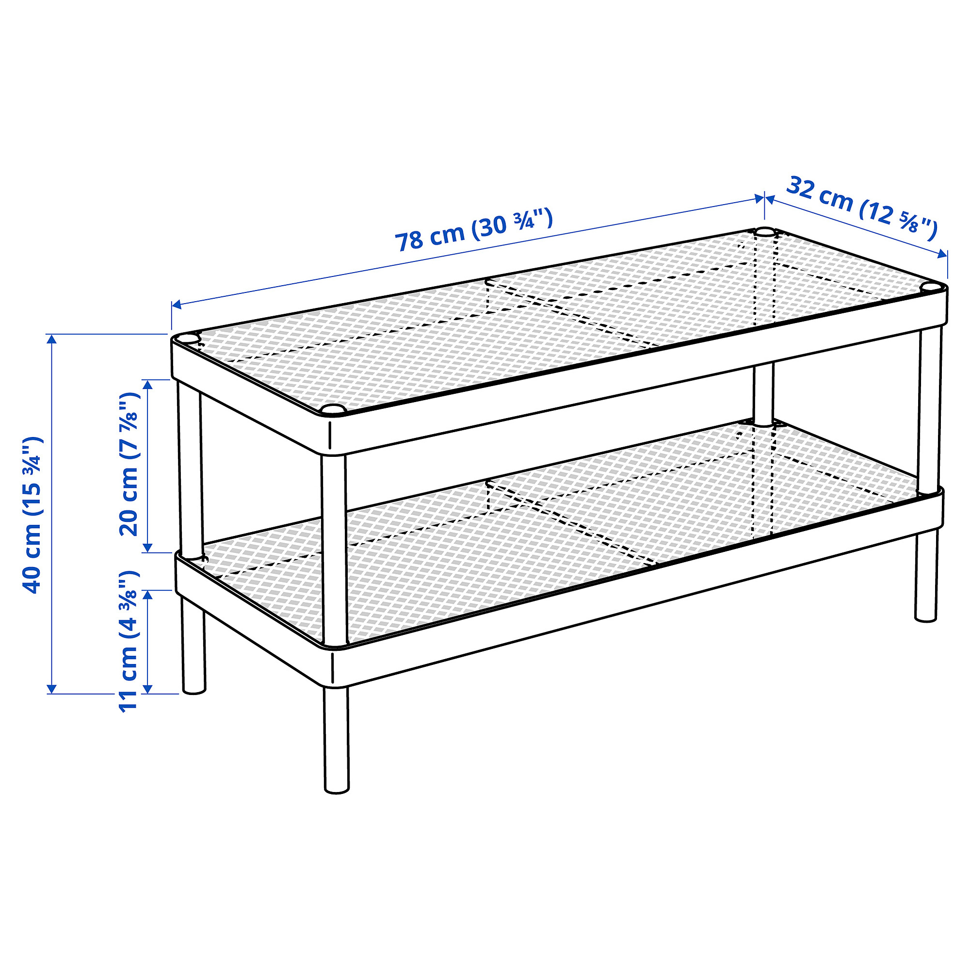 MACKAPÄR shoe rack