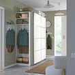 PAX/MEHAMN wardrobe with sliding doors