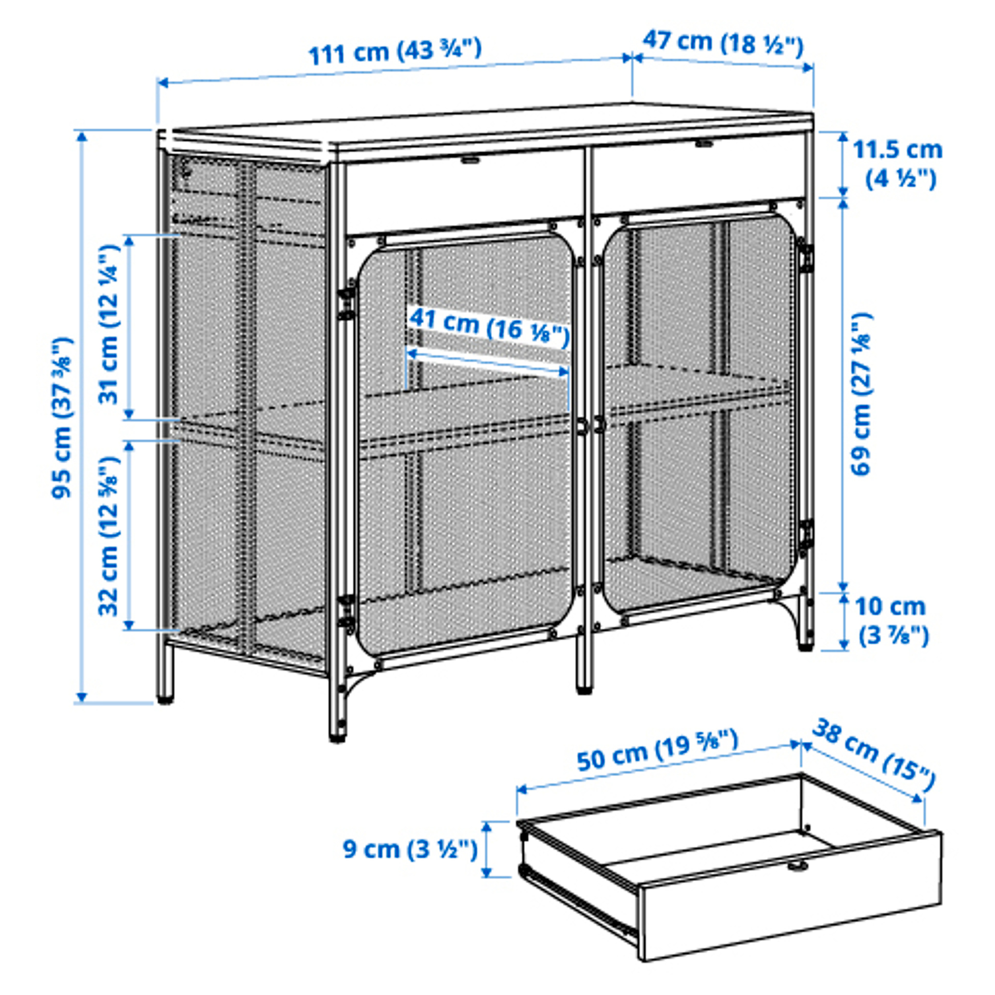 FJÄLLBO sideboard