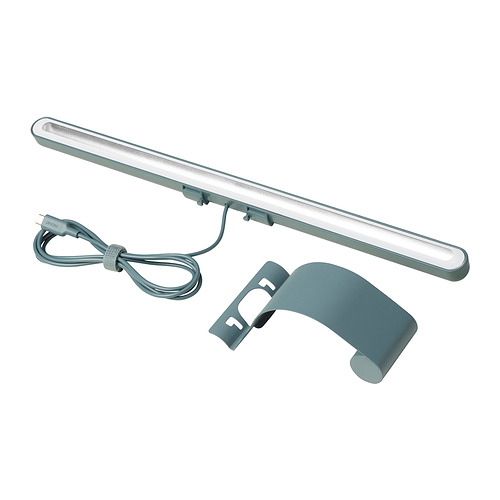 LAGERGÅNG - LED lamp for screen, dimmable/turquoise | IKEA Taiwan Online - PE891302_S4