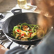 HEMLAGAD wok with lid