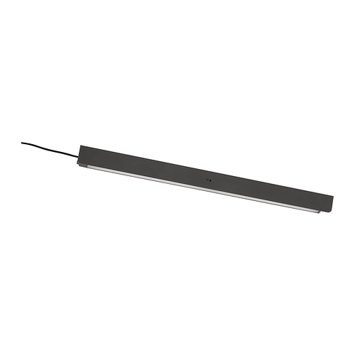 ÖVERSIDAN - LED wardrobe lighting strp w sensor, dimmable dark grey, 46 cm | IKEA Taiwan Online - PE810009_S4