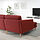 SMEDSTORP - 3-seat sofa with chaise longue, Lejde/red/brown birch | IKEA Taiwan Online - PE852636_S1