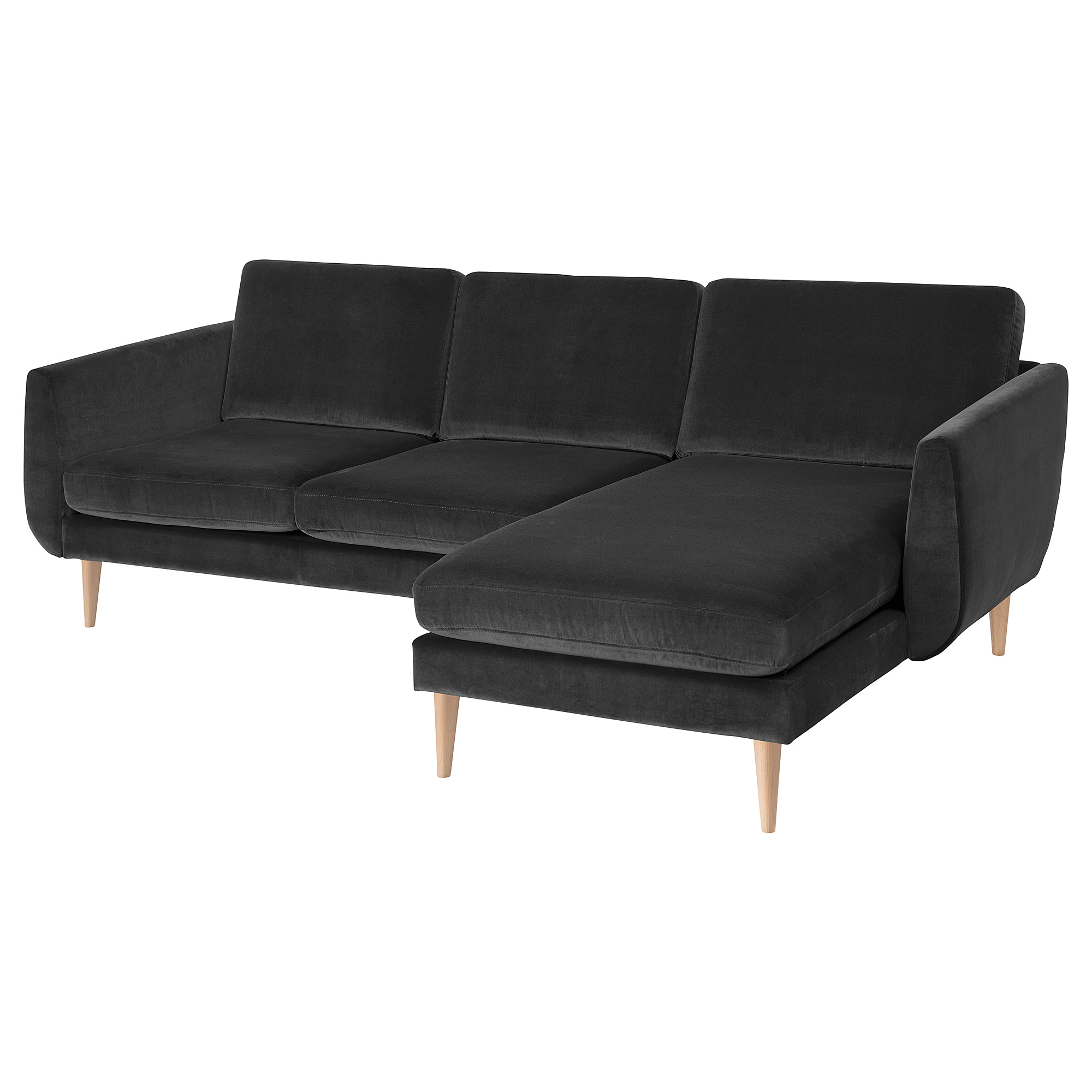 SMEDSTORP 3-seat sofa with chaise longue