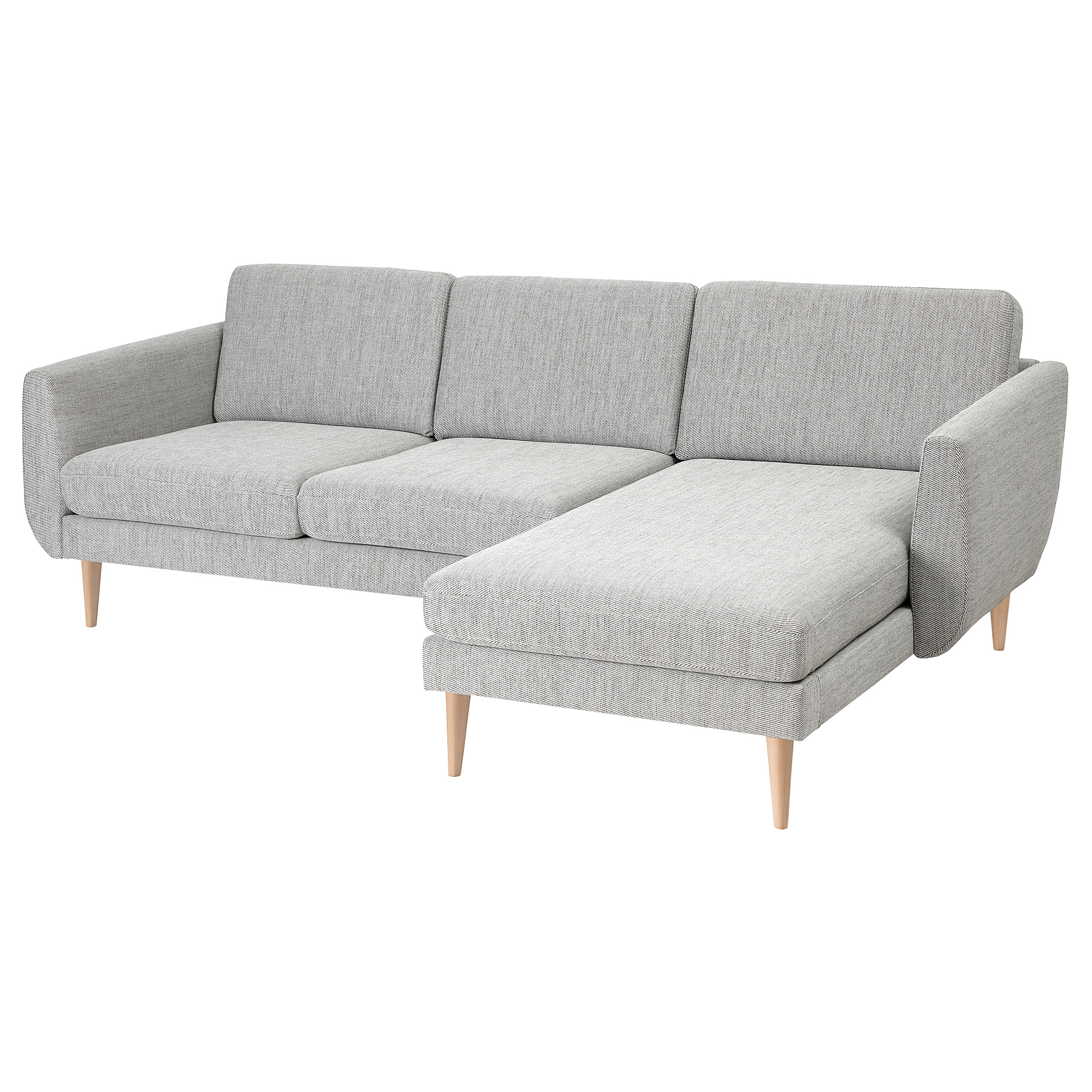 SMEDSTORP 3-seat sofa with chaise longue