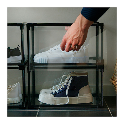SKUFFEN shoe box transparent 36x29x21 cm IKEA Taiwan Online