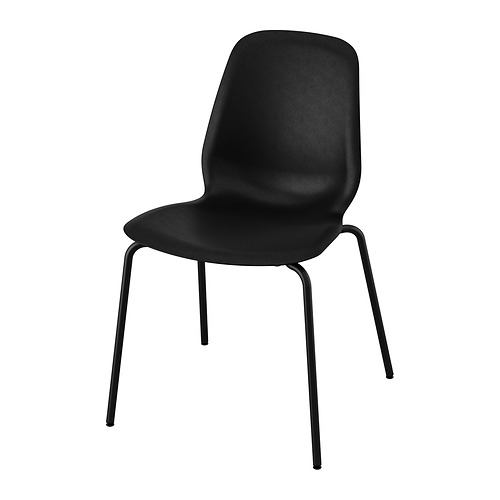 LIDÅS - chair, black/Sefast black | IKEA Taiwan Online - PE891344_S4