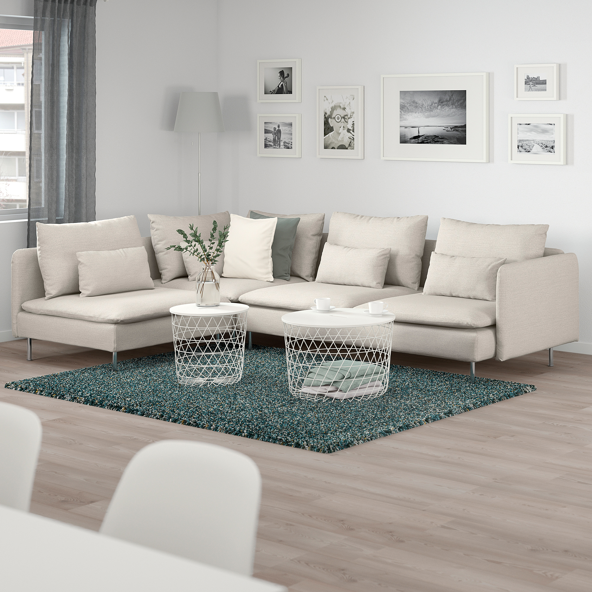 SÖDERHAMN corner sofa, 4-seat