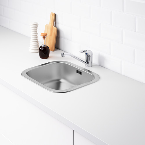 FYNDIG - single-bowl inset sink, stainless steel | IKEA Taiwan Online - PE670919_S4