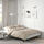 NYHAMN - 沙發床附靠枕, 附泡棉床墊/Knisa 灰色/米色 | IKEA 線上購物 - PE754068_S1