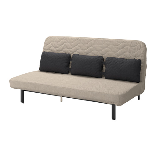 NYHAMN - 沙發床附靠枕, 附泡棉床墊/Hyllie 米色 | IKEA 線上購物 - PE754121_S4
