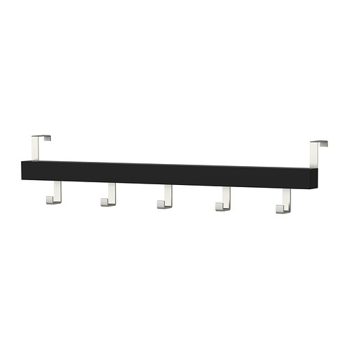 TJUSIG - 門板/牆壁掛勾架, 黑色 | IKEA 線上購物 - PE323749_S4