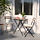 TÄRNÖ - 戶外餐桌椅組, 黑色/淺棕色/Kuddarna 米色 | IKEA 線上購物 - PE713986_S1