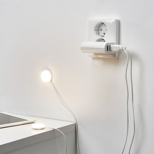 HALVKLART - LED cabinet spotlight, white | IKEA Taiwan Online - PE810172_S4