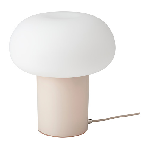DEJSA - table lamp, beige/opal white glass, 28 cm | IKEA Taiwan Online - PE810183_S4