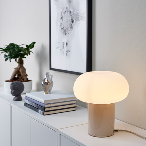 DEJSA - 桌燈, 米色/乳白色 玻璃 | IKEA 線上購物 - PE810185_S4