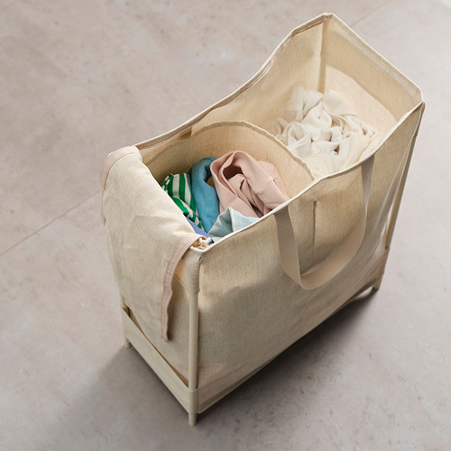 PURRPINGLA laundry bag with stand