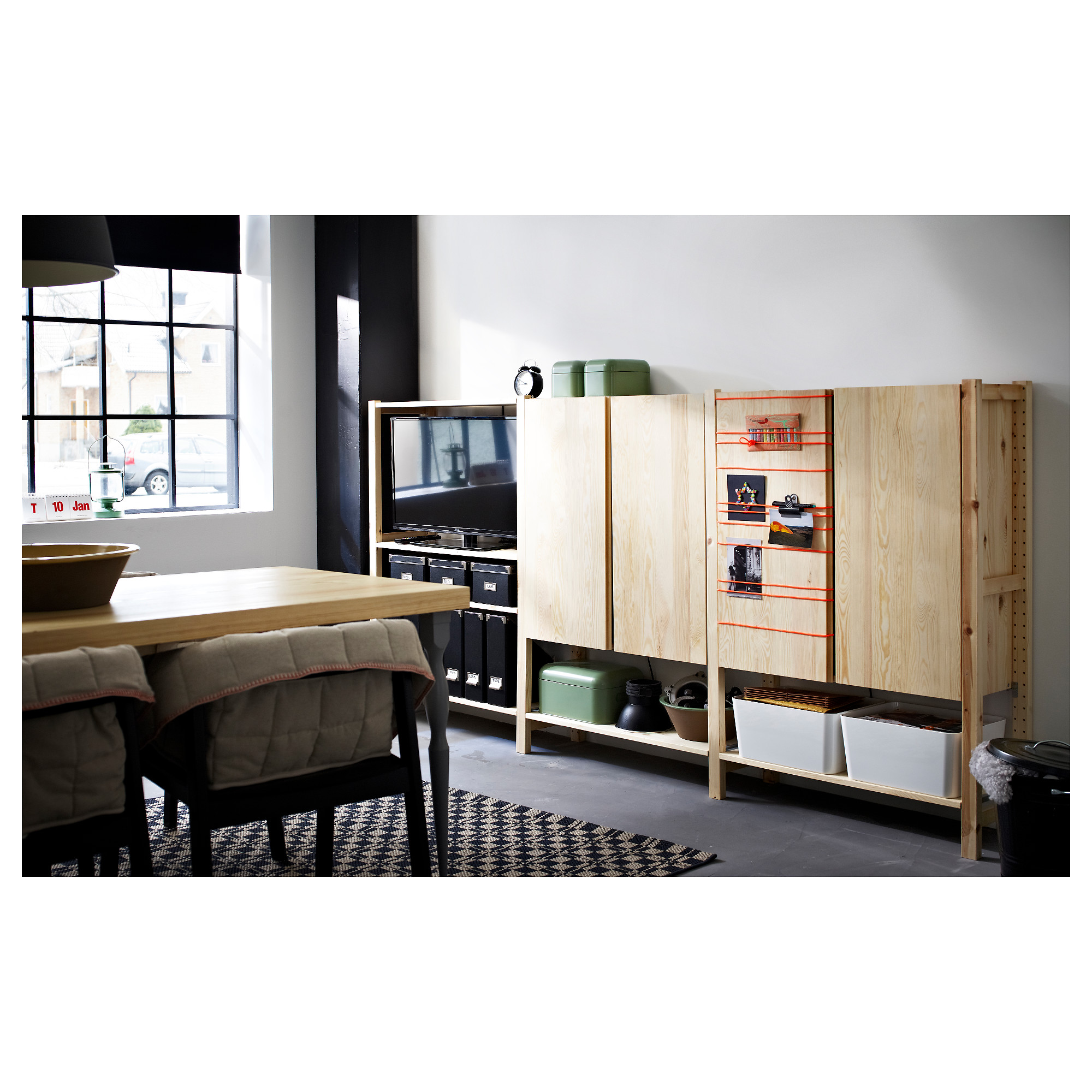 IVAR 3 sections/shelves/cabinet