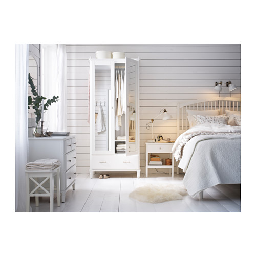 TYSSEDAL - bed frame, white/Lönset | IKEA Taiwan Online - PH133672_S4