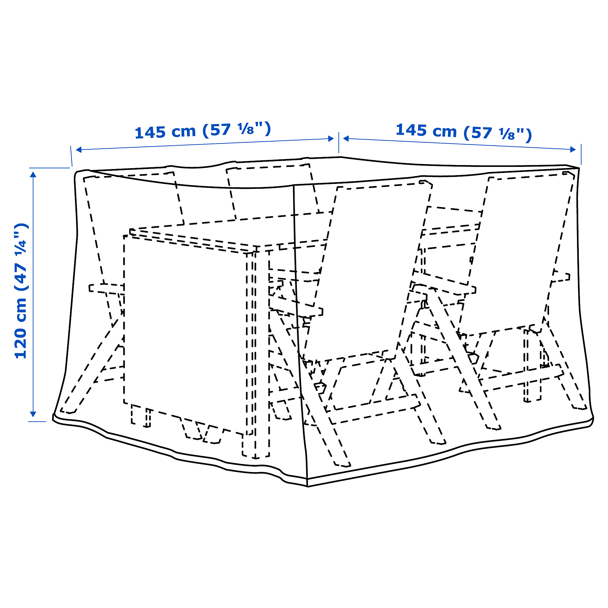 TOSTERÖ cover for furniture set