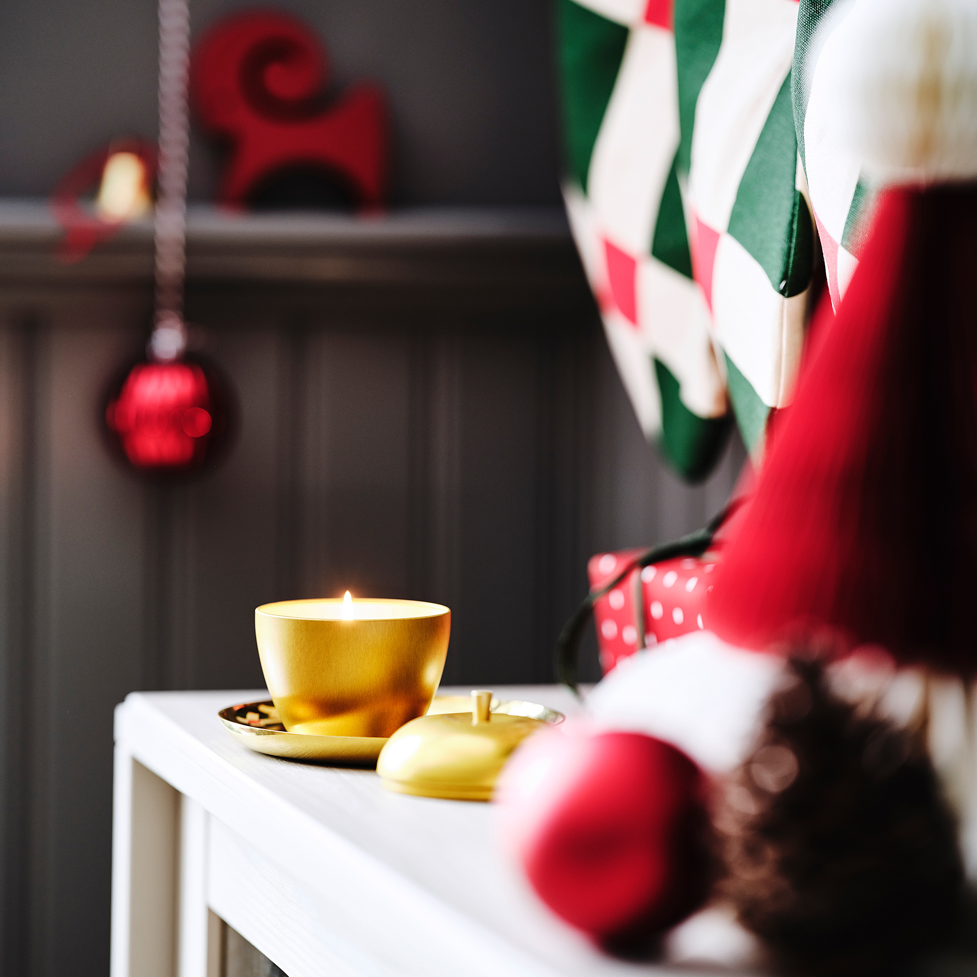 VINTERFINT scented candle in metal tin