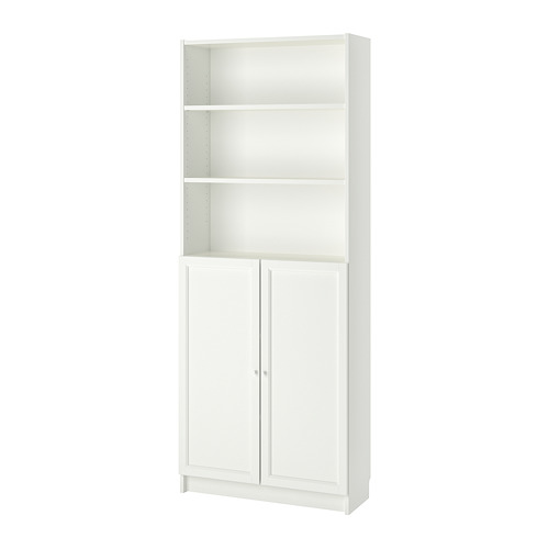 BILLY/OXBERG bookcase with doors