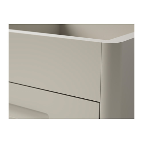 IDÅSEN drawer unit on castors