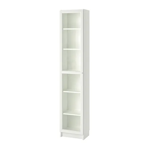 BILLY/OXBERG - bookcase with glass door, white/glass, 40x30x202 cm | IKEA Taiwan Online - PE714198_S4