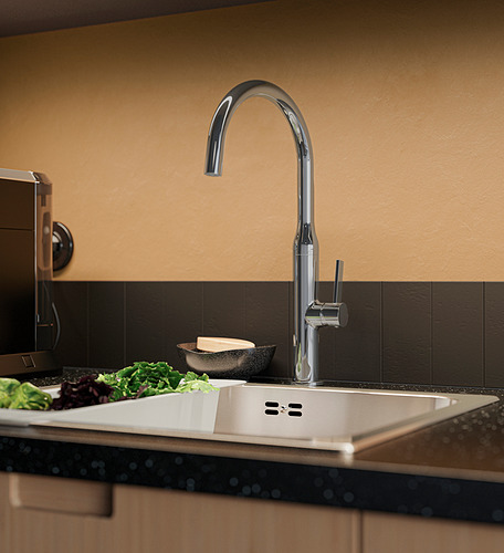 NYVATTNET - kitchen mixer tap, chrome-plated | IKEA Taiwan Online - PH181568_S4