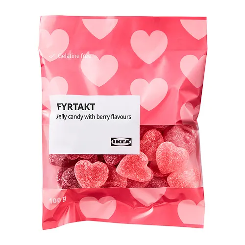 FYRTAKT - 軟糖, 綜合莓口味, 100 公克 | IKEA 線上購物 - PE928619_S4