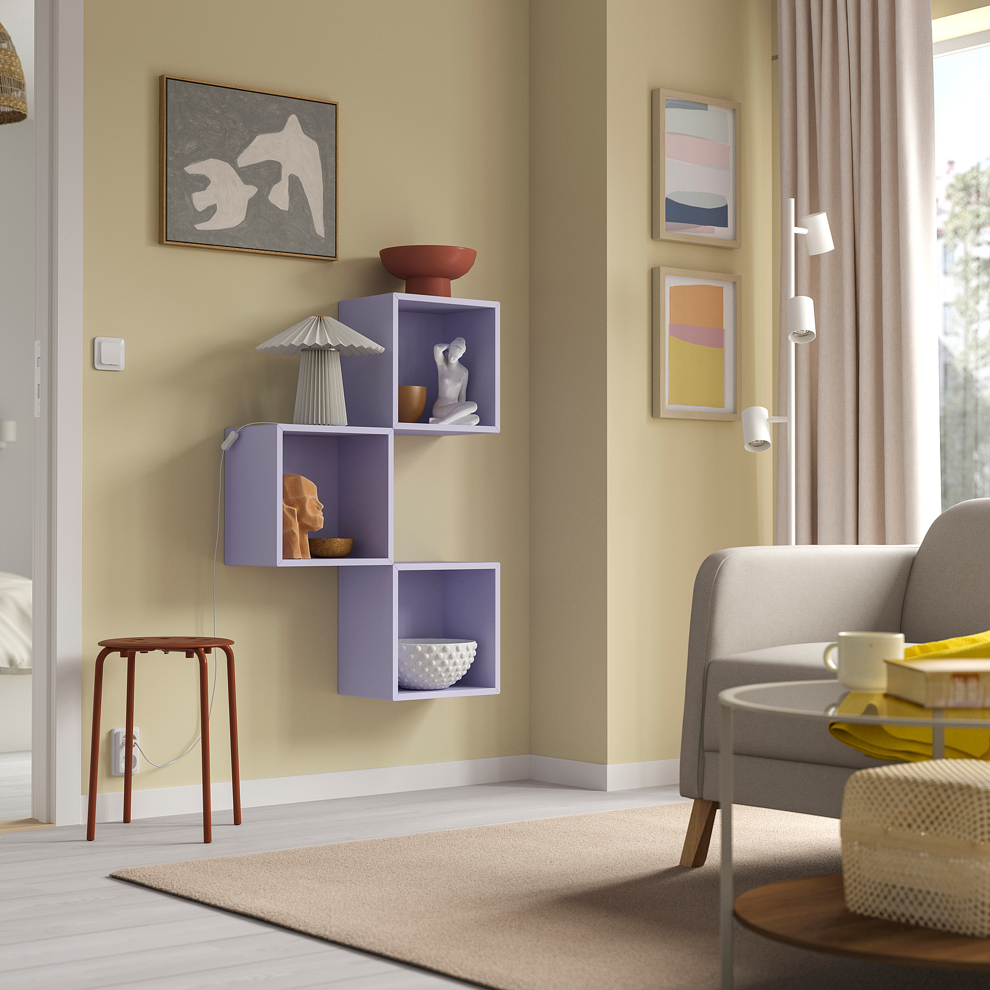 EKET 上牆式收納櫃組合