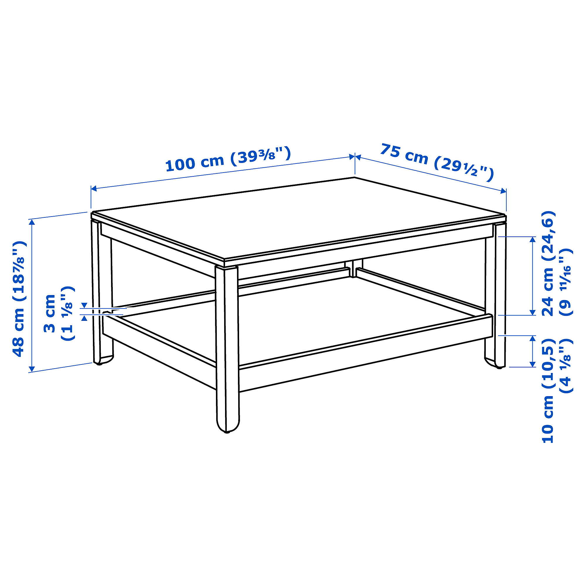 HAVSTA coffee table