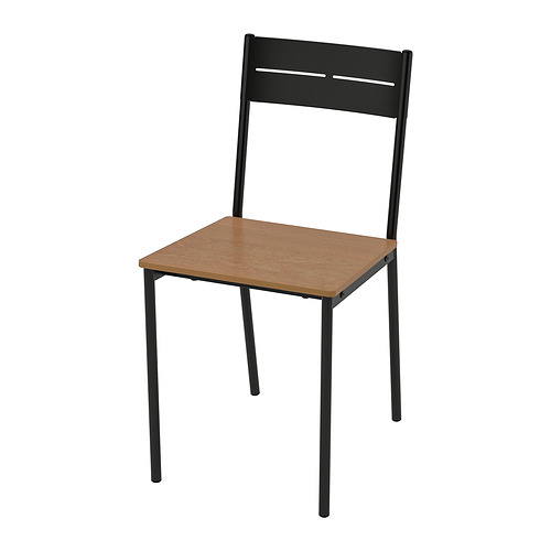 SANDSBERG - 餐椅, 黑色/棕色 | IKEA 線上購物 - PE852977_S4