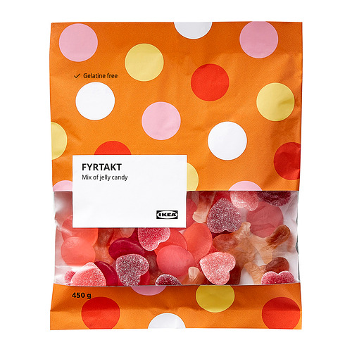 FYRTAKT - mix of jelly candy, 450 g | IKEA Taiwan Online - PE928626_S4