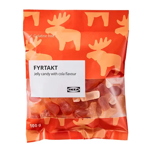 FYRTAKT - 軟糖, 可樂風味, 100 公克 | IKEA 線上購物 - PE928630_S4