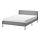 SLATTUM - 雙人軟墊式床框, 淺灰色, 含床底板條 | IKEA 線上購物 - PE754388_S1
