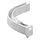 VIDGA - corner piece, single track, included ceiling fitting/white | IKEA Taiwan Online - PE810376_S1