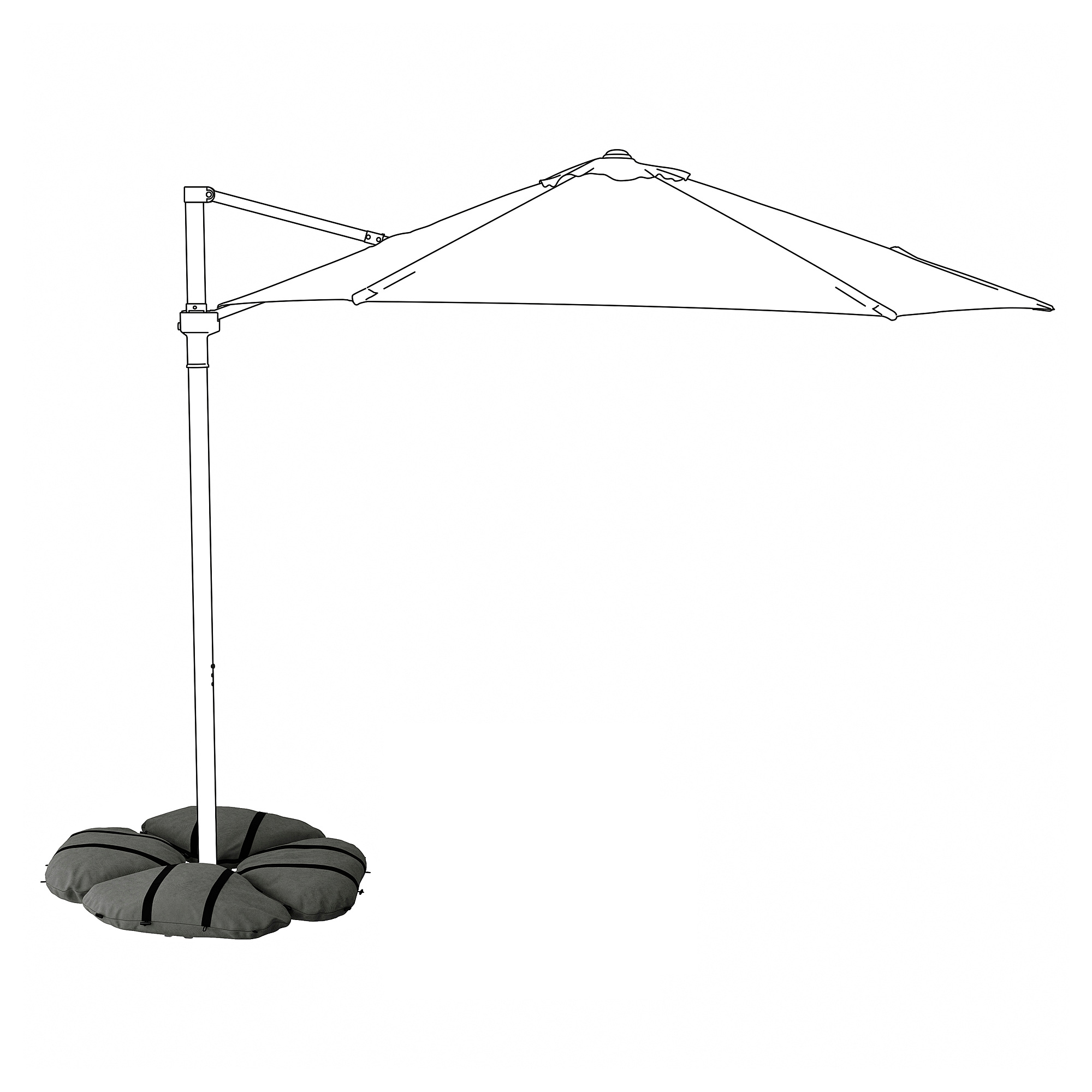 IGGÖN sandbag for parasol base