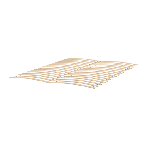 MUSKEN - 雙人床框, 白色, 附LURÖY床底板條 | IKEA 線上購物 - PE406267_S4