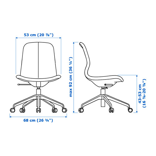 LÅNGFJÄLL office chair