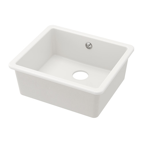 HAVSEN - 嵌入式單槽水槽, 白色, 53x47 公分 | IKEA 線上購物 - PE665467_S4