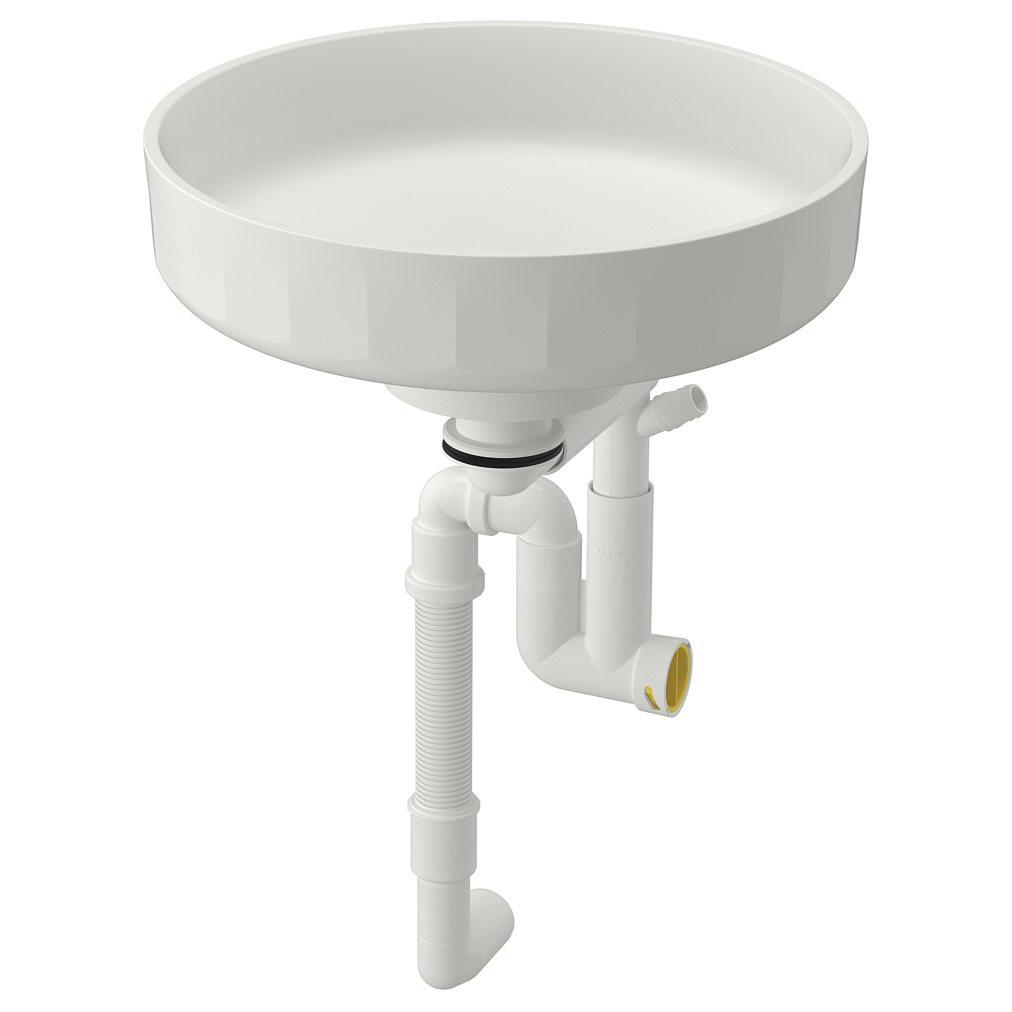 LERSJÖN countertop wash-basin w water trap