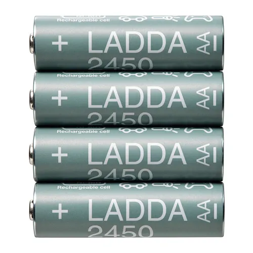 LADDA - 3號電池aa, 充電電池, 1.2v | IKEA 線上購物 - PE810493_S4