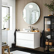 ÄNGSJÖN/LERSJÖN wash-stnd w drawers/wash-basin/tap