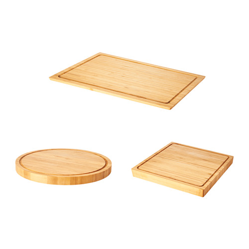 OLEBY chopping board, set of 3