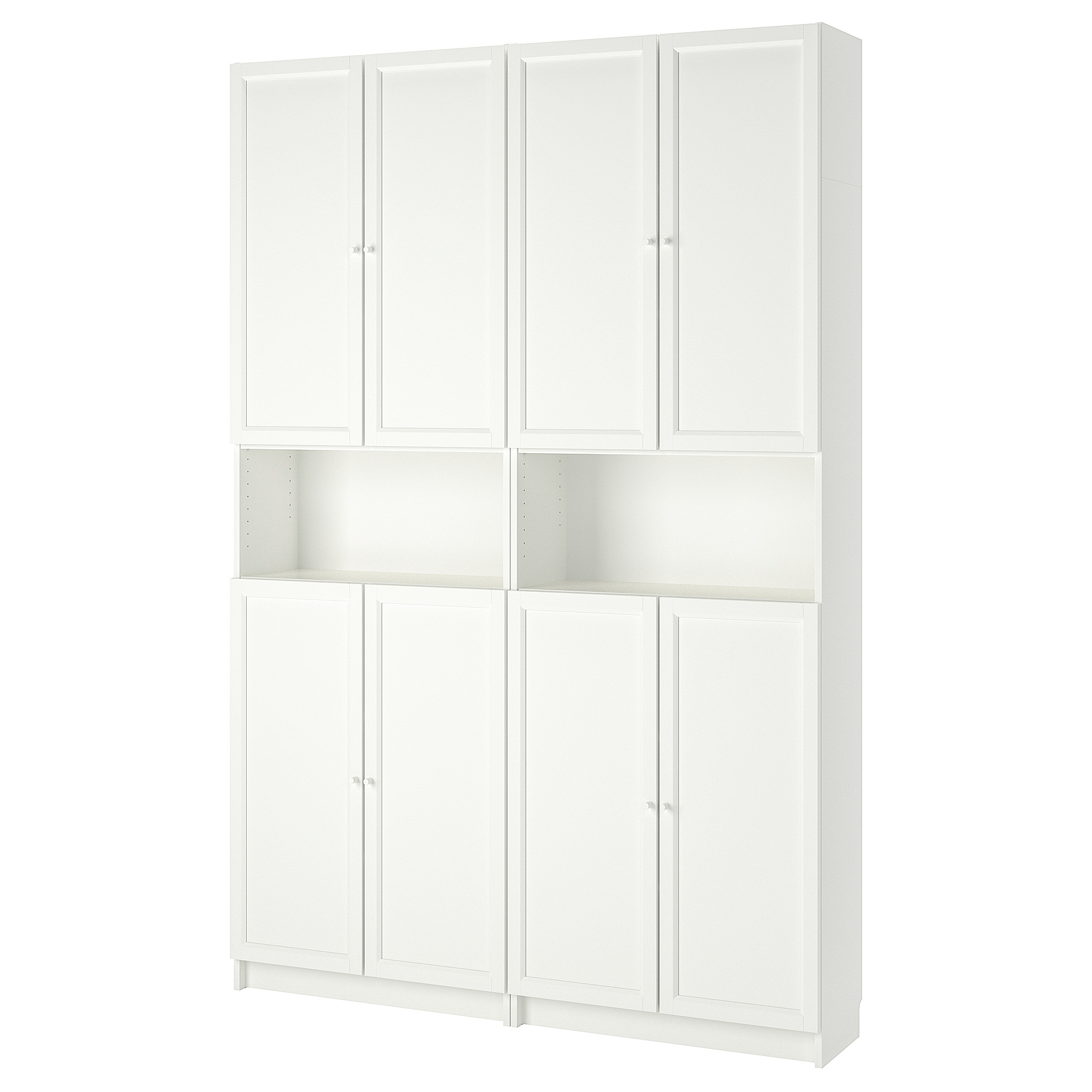 BILLY/OXBERG bookcase w height extension ut/drs