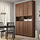 BILLY/OXBERG - bookcase w height extension ut/drs, brown ash veneer | IKEA Taiwan Online - PE714622_S1