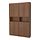 BILLY/OXBERG - bookcase w height extension ut/drs, brown ash veneer | IKEA Taiwan Online - PE714619_S1