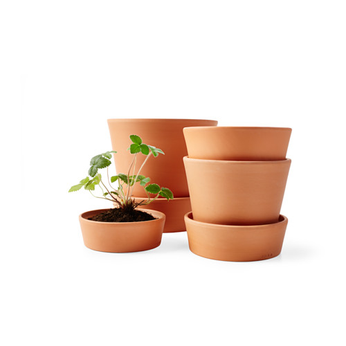 INGEFÄRA - plant pot with saucer, outdoor terracotta | IKEA Taiwan Online - PH124151_S4